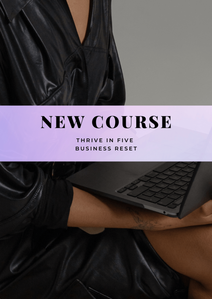 New Course Available: THRIVE in Five E-mail Course for Women in Business